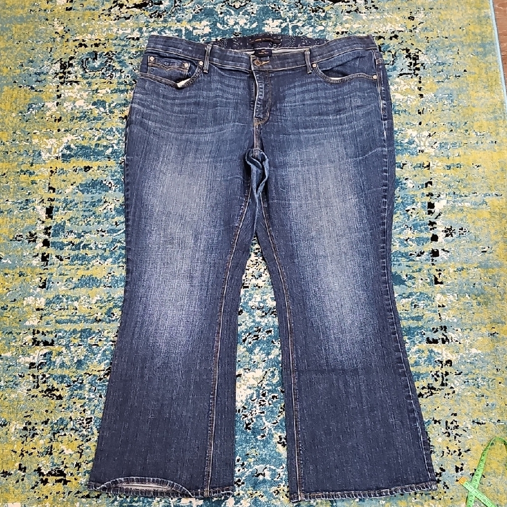 Levi's Blue Size Plus 24 Boot Cut Jeans
